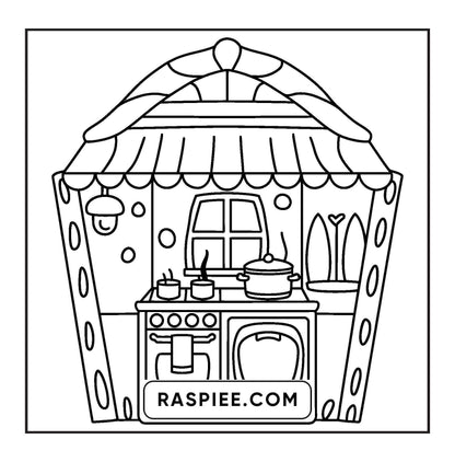 126 Bold and Easy Hygge Place Coloring Pages