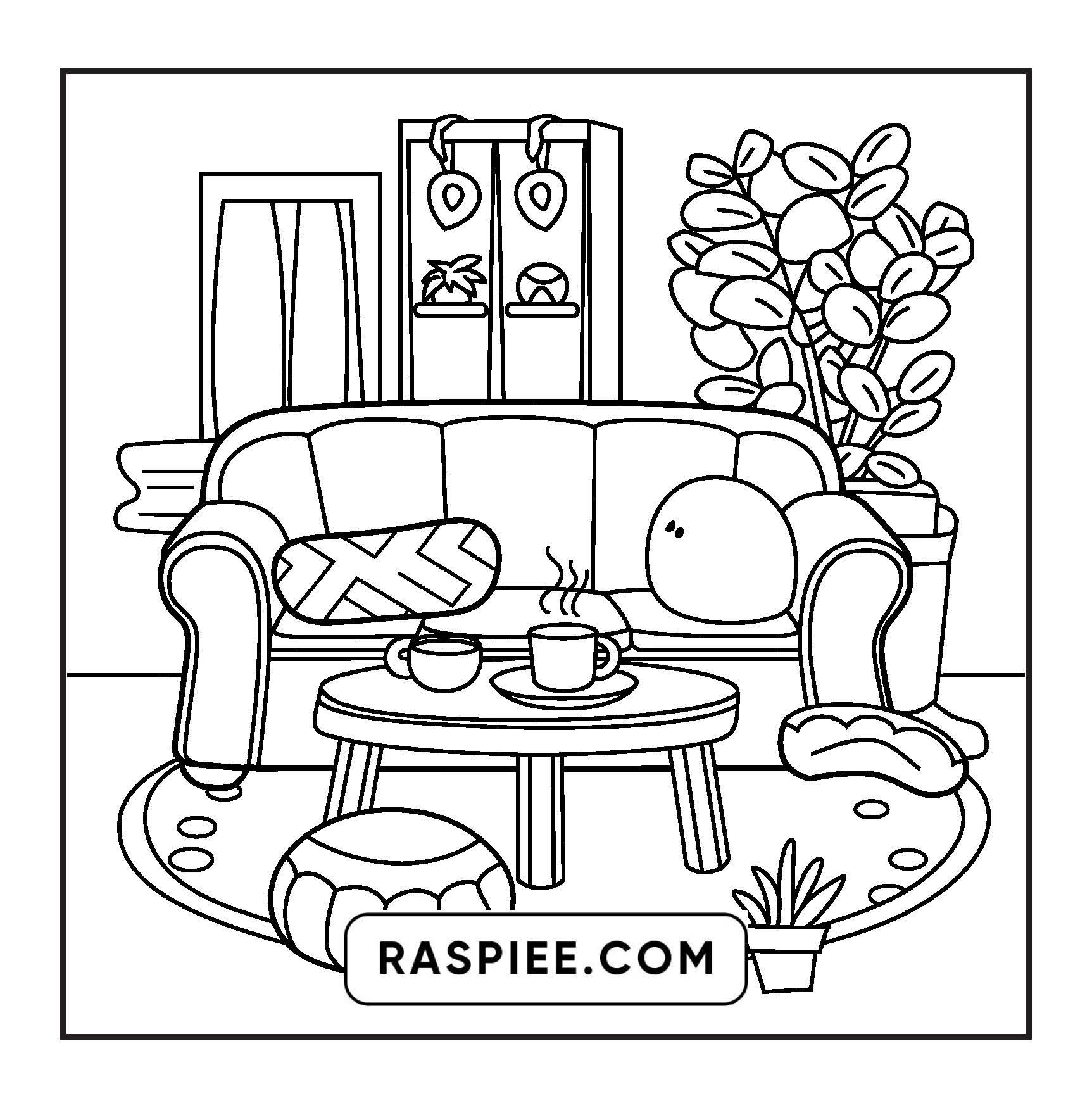 126 Bold and Easy Hygge Place Coloring Pages