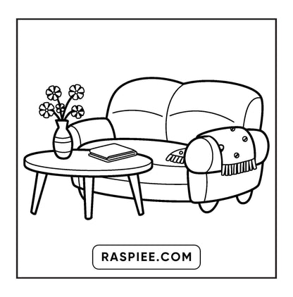 126 Bold and Easy Hygge Place Coloring Pages