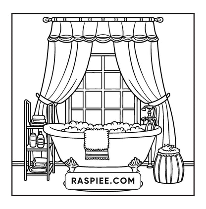 126 Bold and Easy Hygge Place Coloring Pages