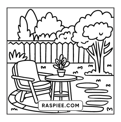126 Bold and Easy Hygge Place Coloring Pages