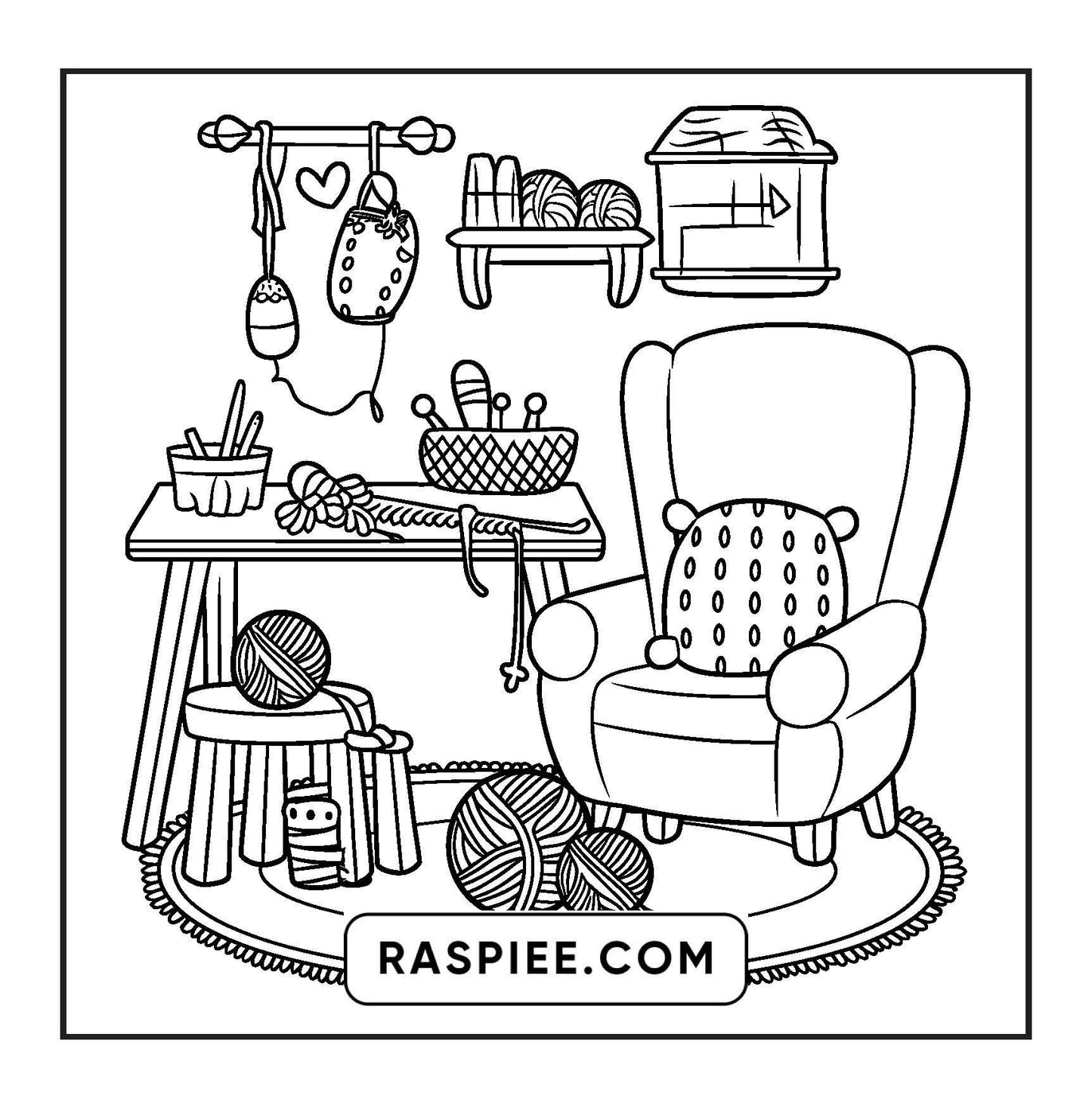 126 Bold and Easy Hygge Place Coloring Pages