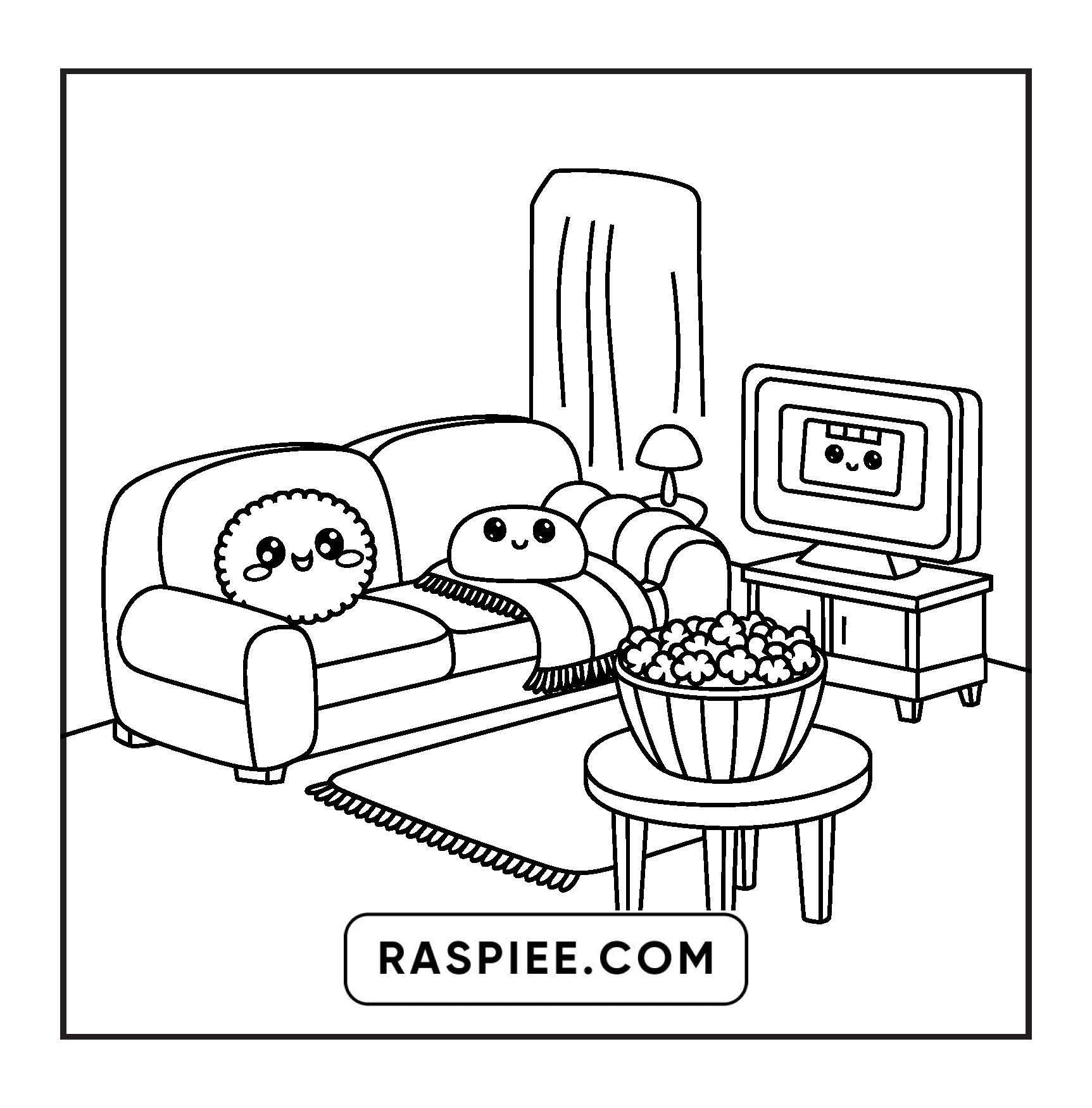 126 Bold and Easy Hygge Place Coloring Pages