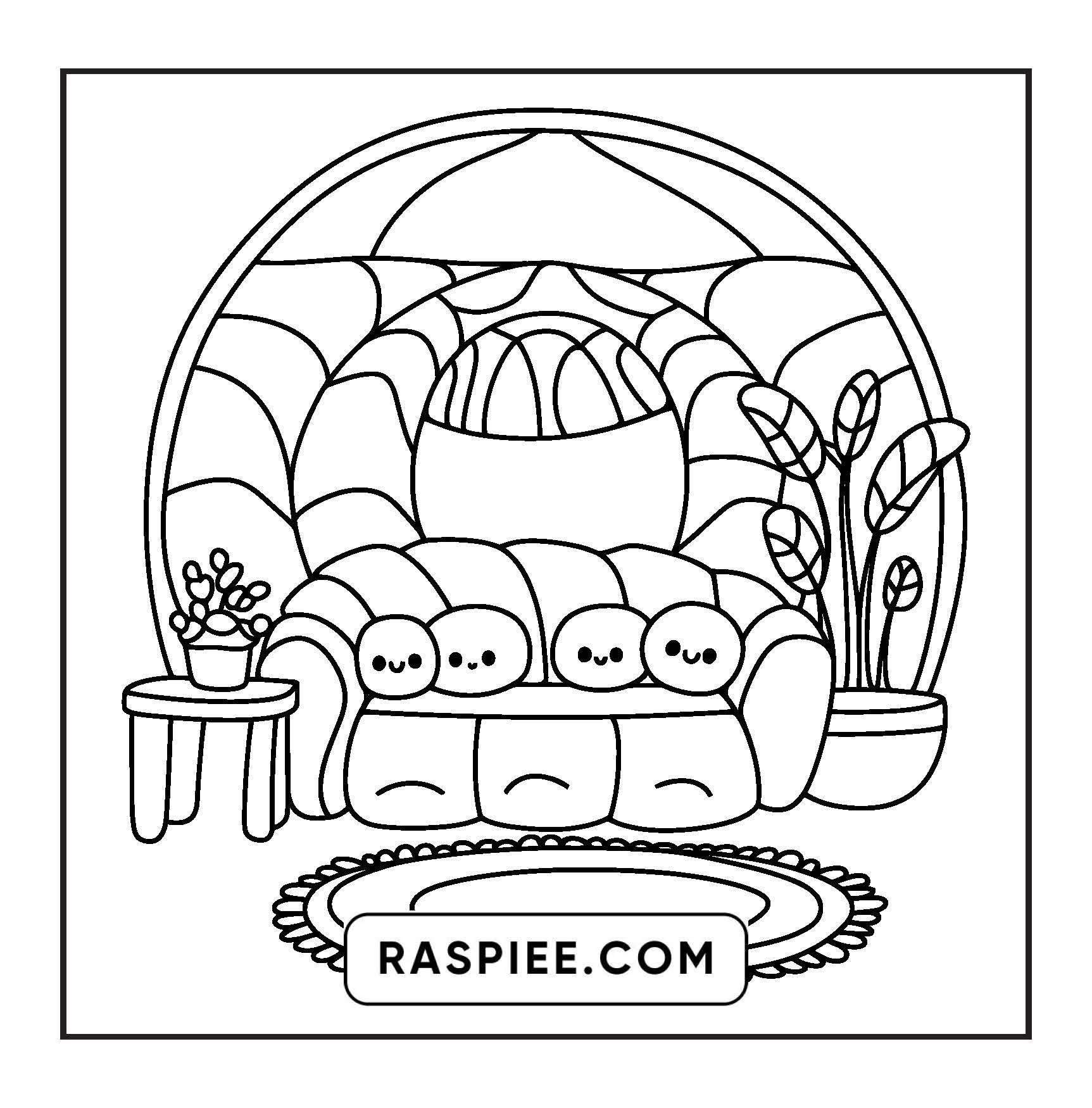 126 Bold and Easy Hygge Place Coloring Pages