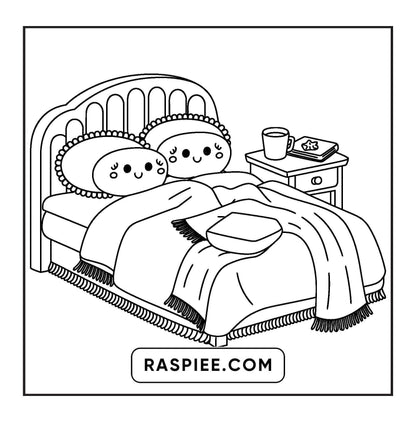 126 Bold and Easy Hygge Place Coloring Pages