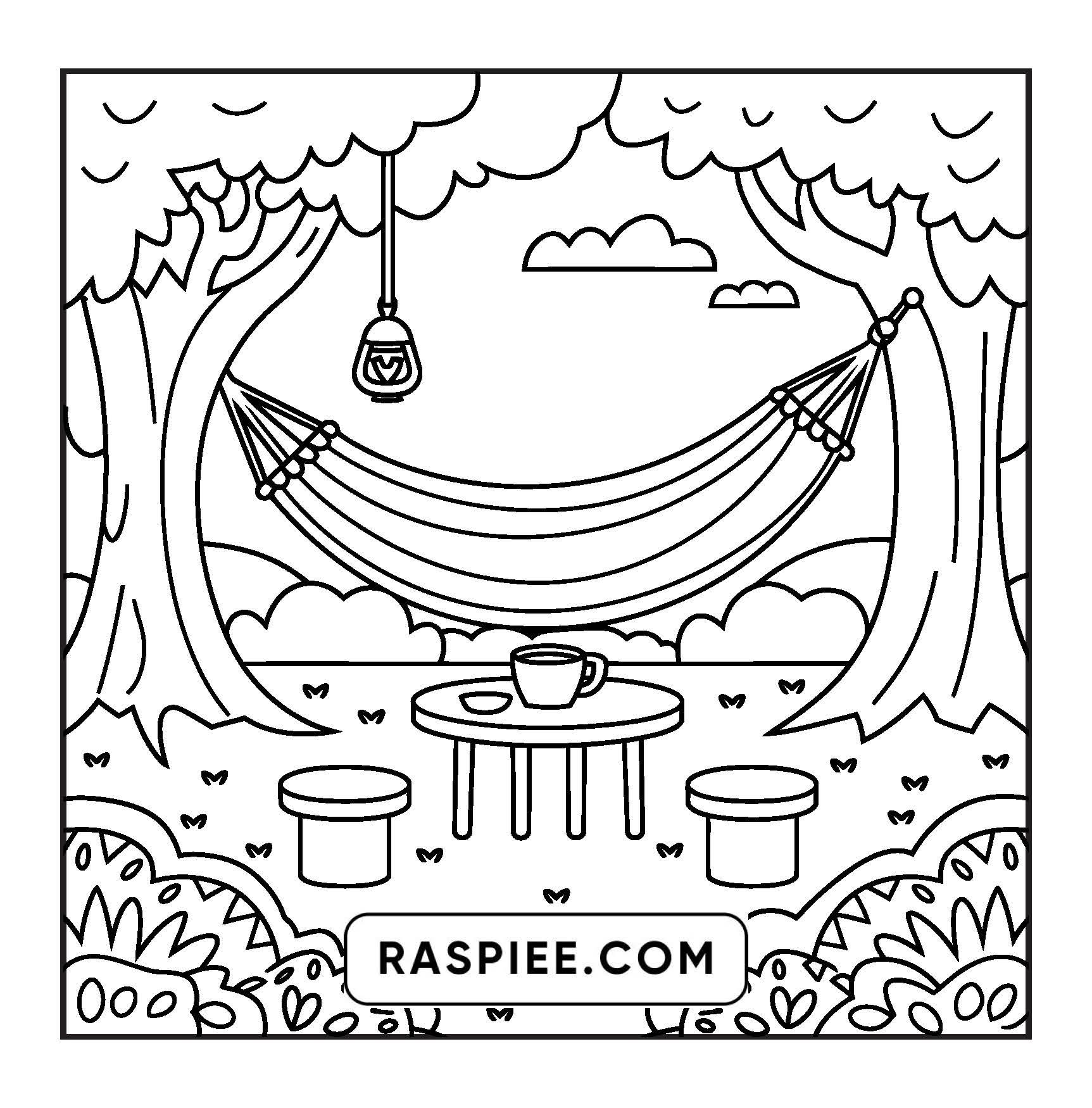 126 Bold and Easy Hygge Place Coloring Pages