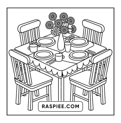 126 Bold and Easy Hygge Place Coloring Pages