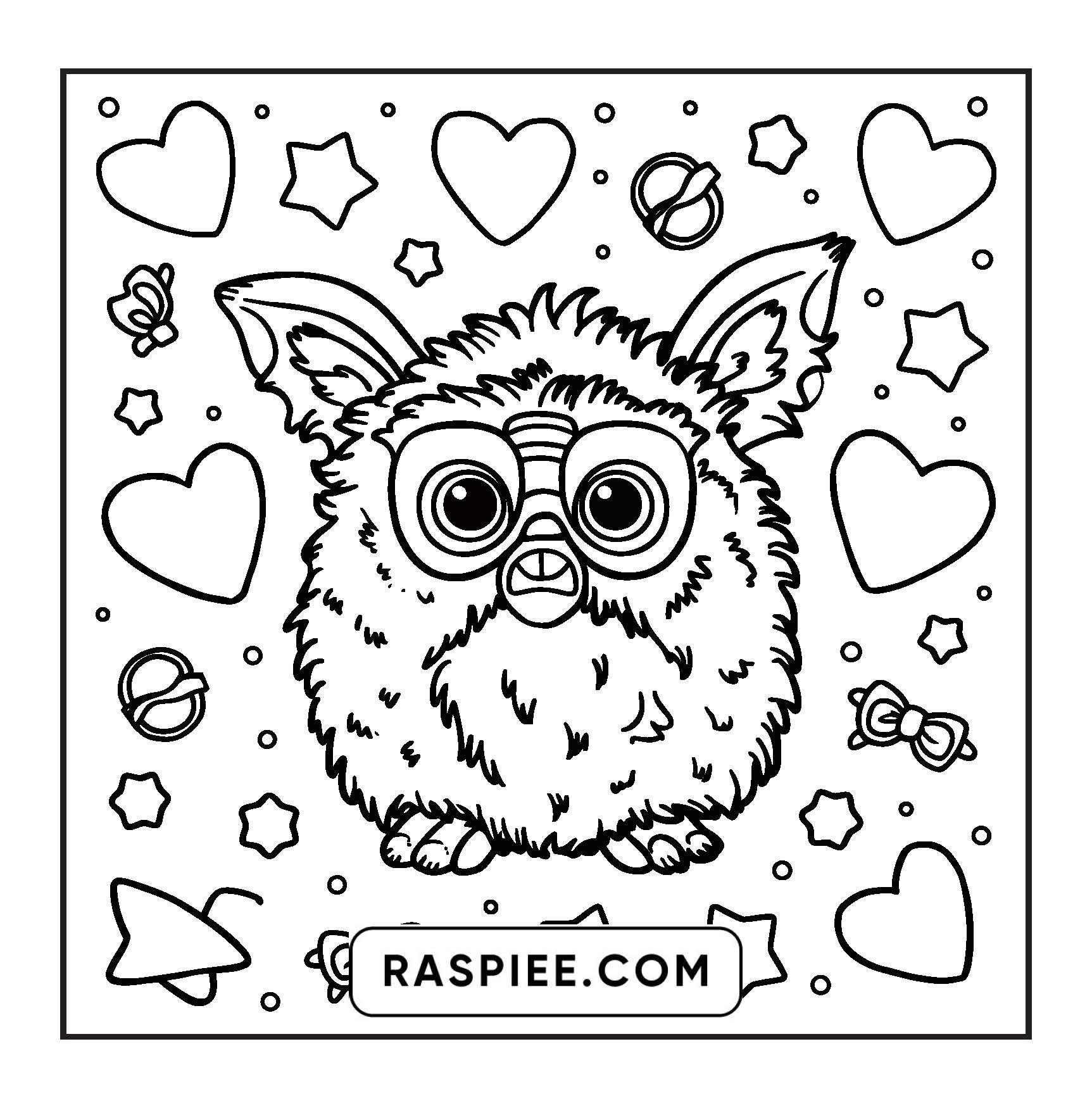 127 Bold and Easy Cute Groovy Coloring Pages
