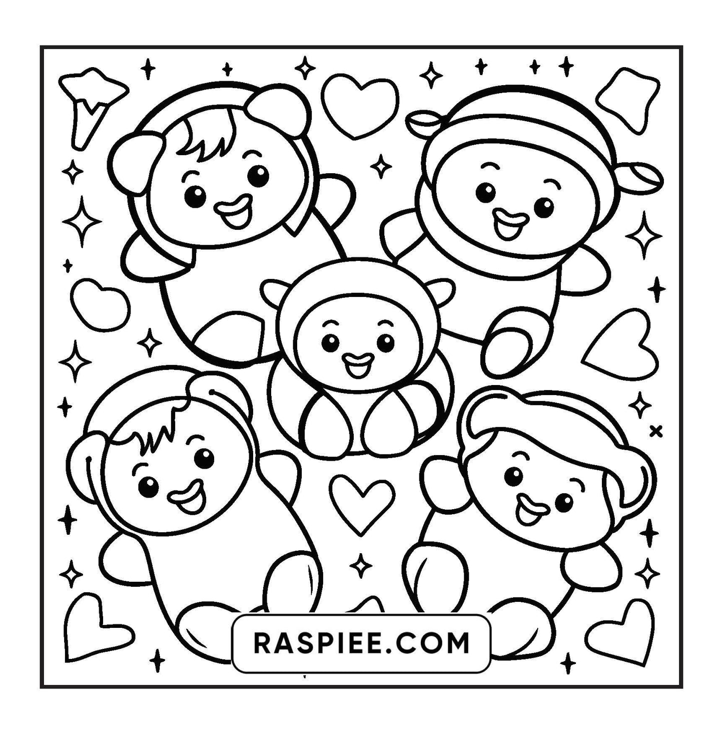 127 Bold and Easy Cute Groovy Coloring Pages
