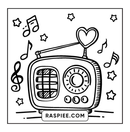 127 Bold and Easy Cute Groovy Coloring Pages