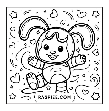 127 Bold and Easy Cute Groovy Coloring Pages