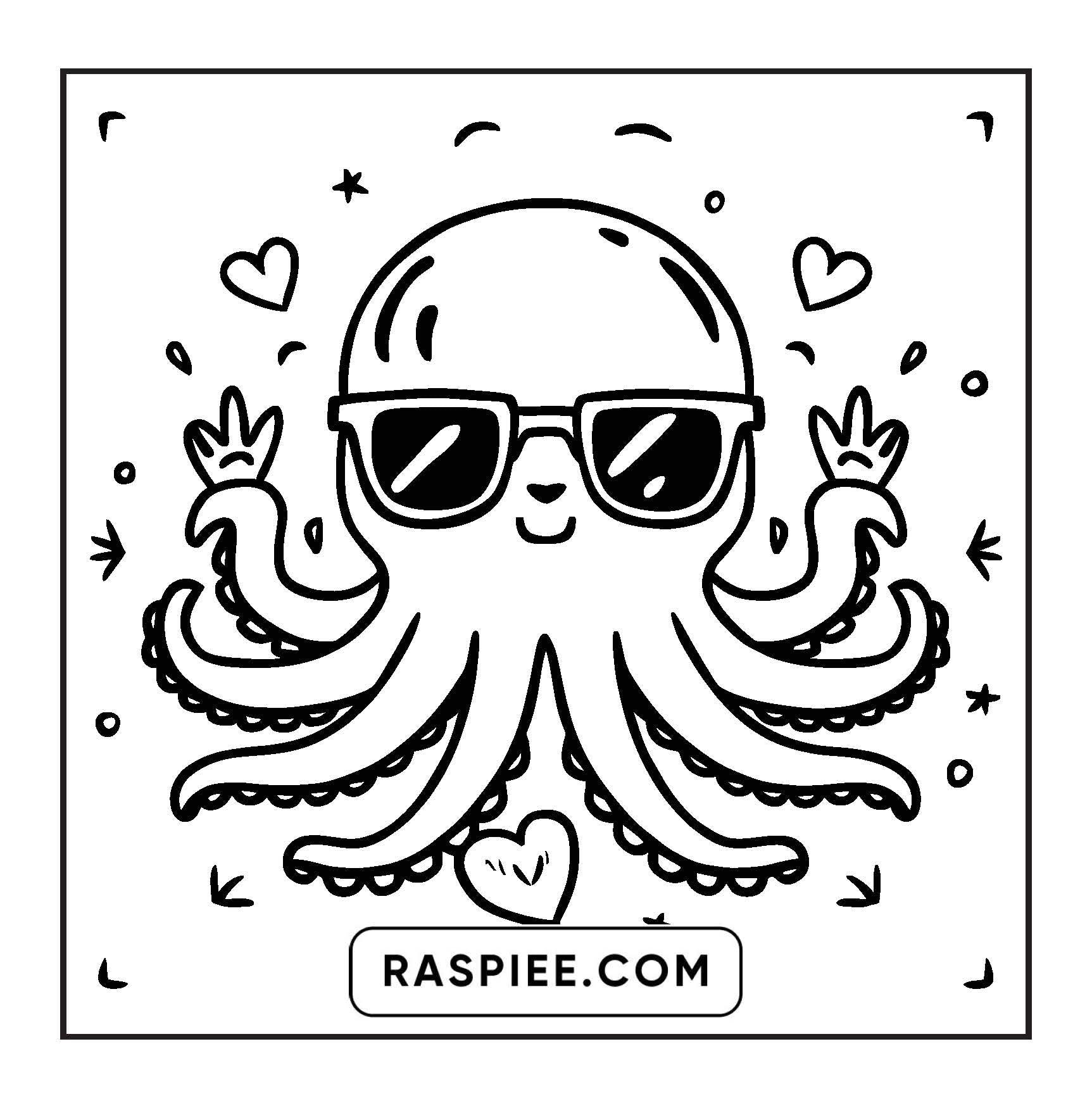 127 Bold and Easy Cute Groovy Coloring Pages