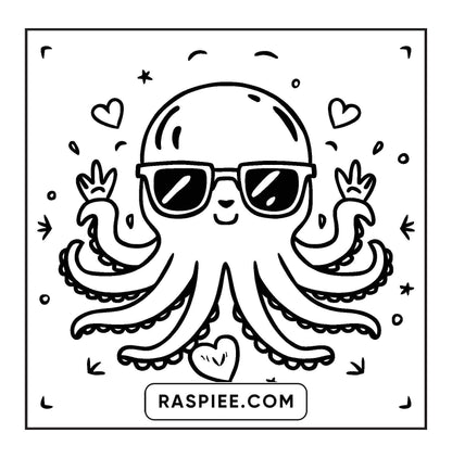 127 Bold and Easy Cute Groovy Coloring Pages