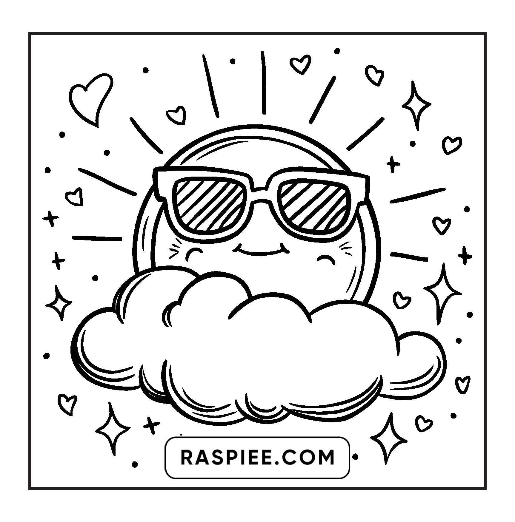 127 Bold and Easy Cute Groovy Coloring Pages