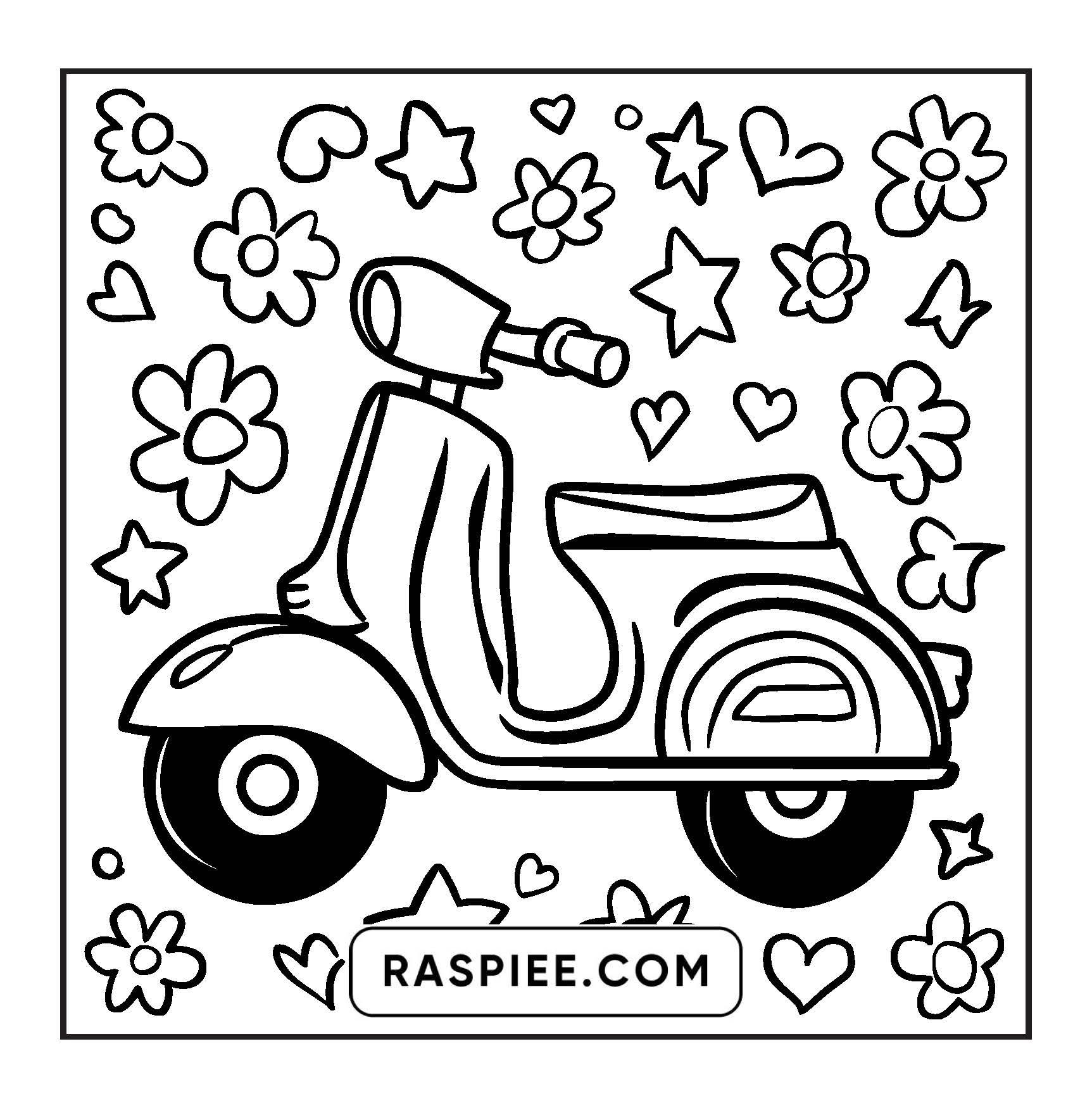 127 Bold and Easy Cute Groovy Coloring Pages