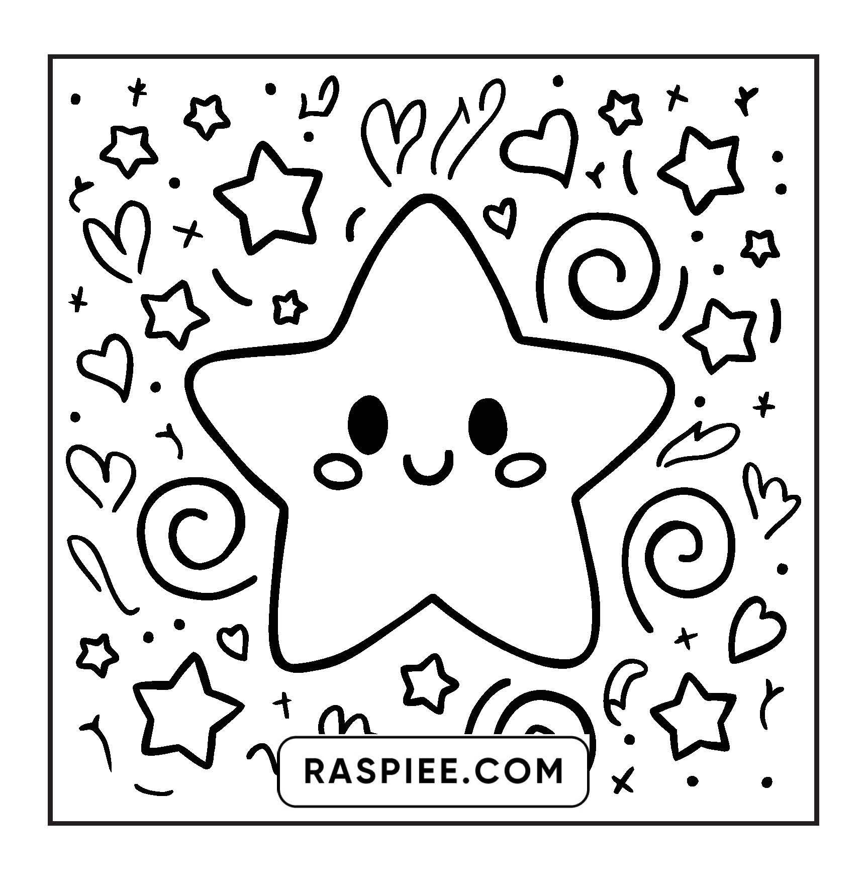 127 Bold and Easy Cute Groovy Coloring Pages