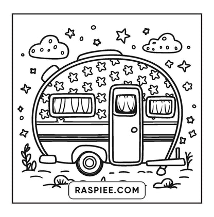 127 Bold and Easy Cute Groovy Coloring Pages