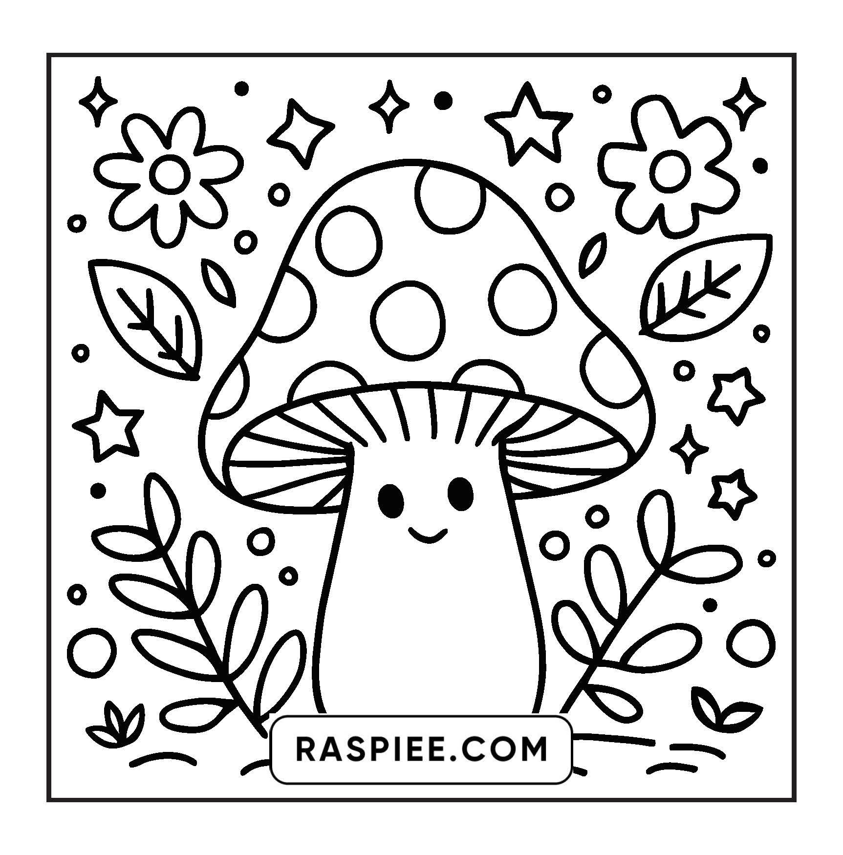 127 Bold and Easy Cute Groovy Coloring Pages