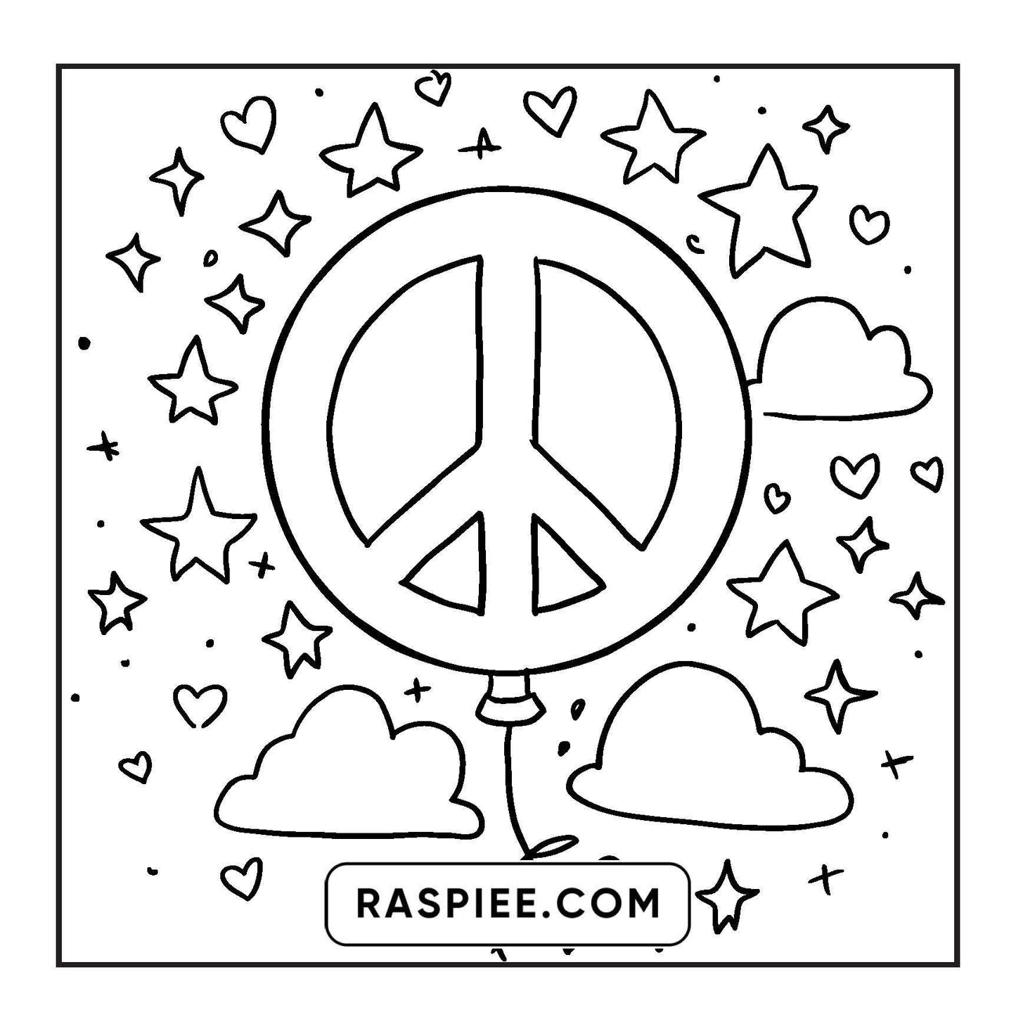 127 Bold and Easy Cute Groovy Coloring Pages