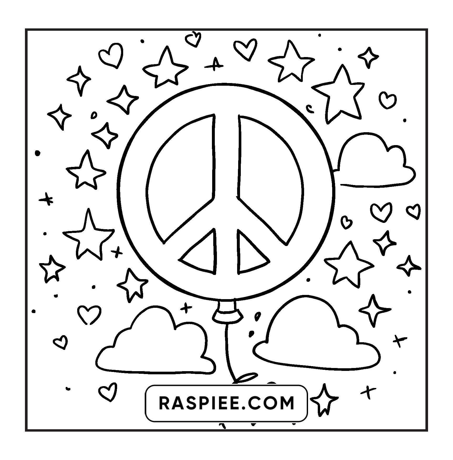 127 Bold and Easy Cute Groovy Coloring Pages