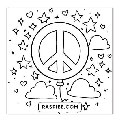 127 Bold and Easy Cute Groovy Coloring Pages
