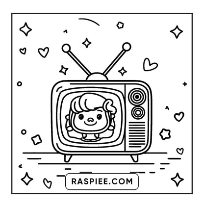 127 Bold and Easy Cute Groovy Coloring Pages