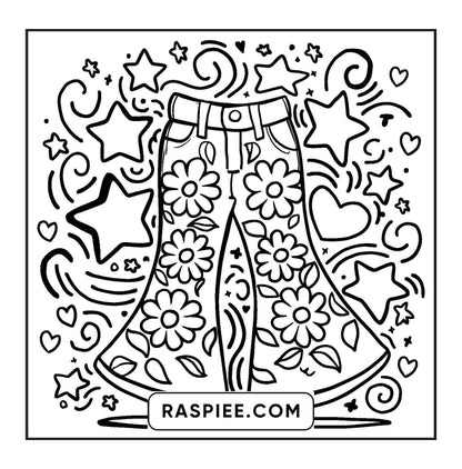 127 Bold and Easy Cute Groovy Coloring Pages