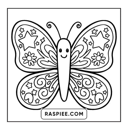 127 Bold and Easy Cute Groovy Coloring Pages