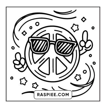 127 Bold and Easy Cute Groovy Coloring Pages