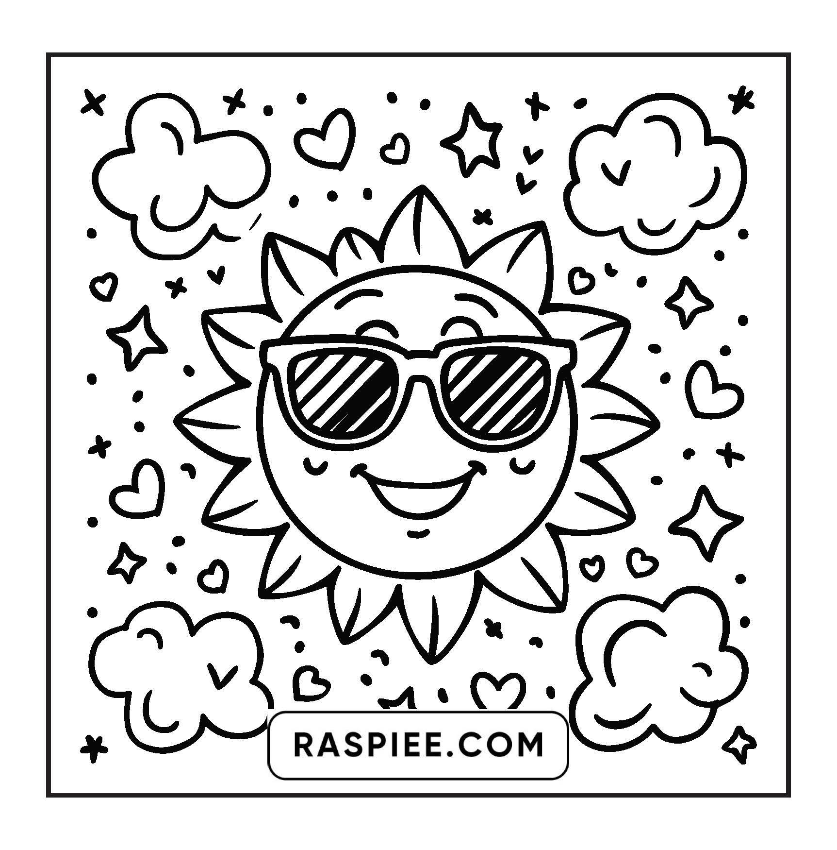 127 Bold and Easy Cute Groovy Coloring Pages