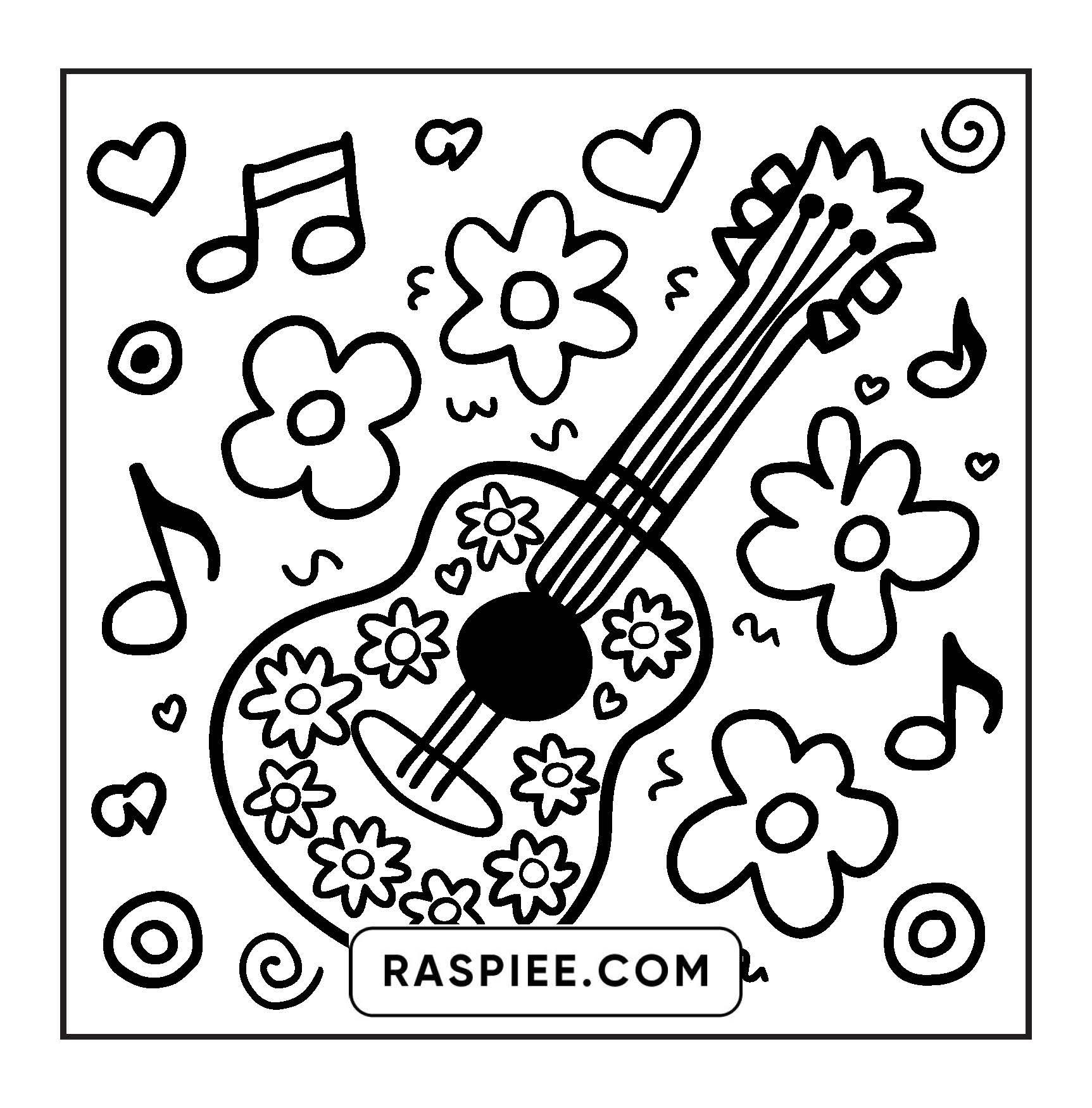 127 Bold and Easy Cute Groovy Coloring Pages