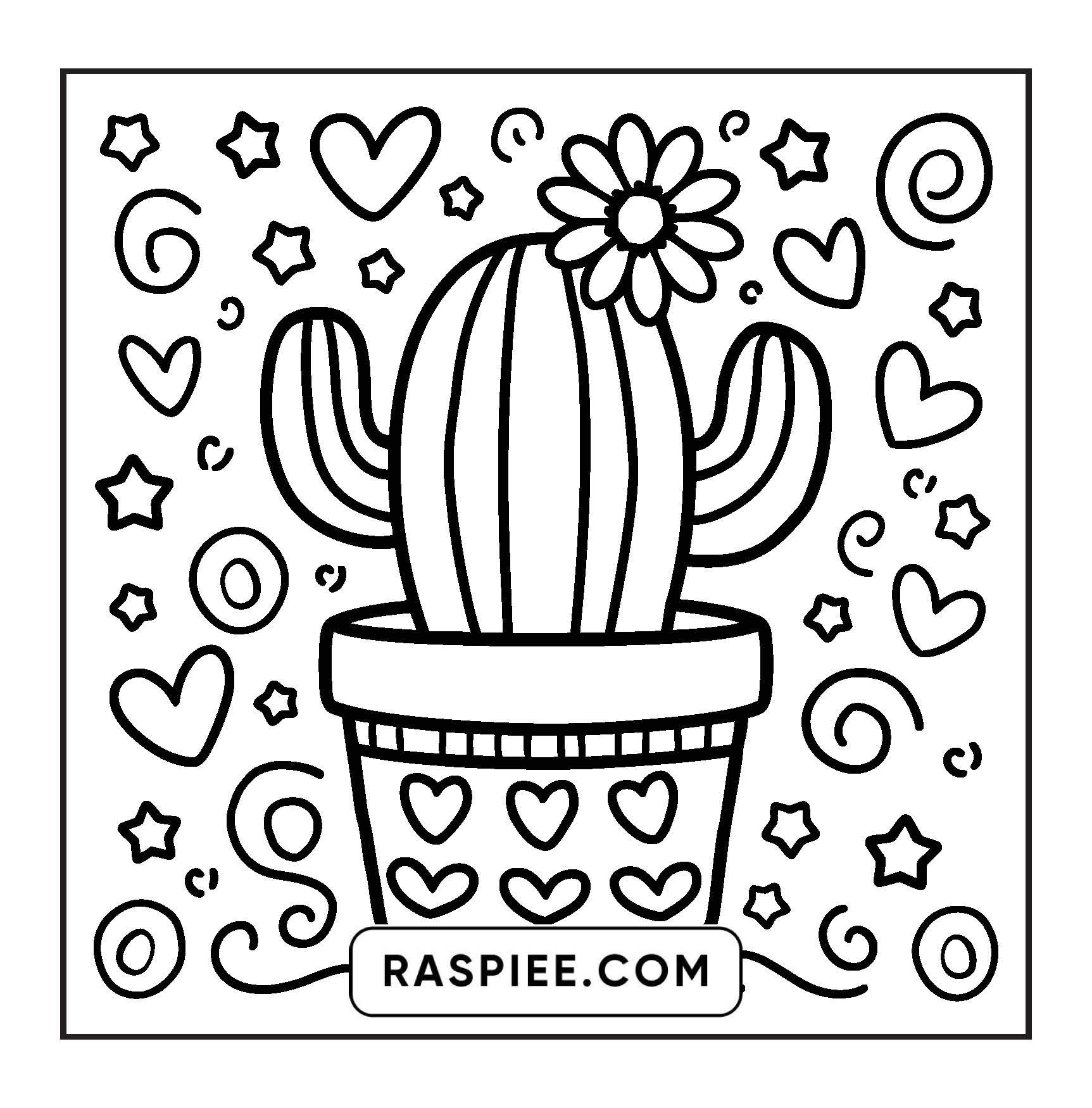 127 Bold and Easy Cute Groovy Coloring Pages