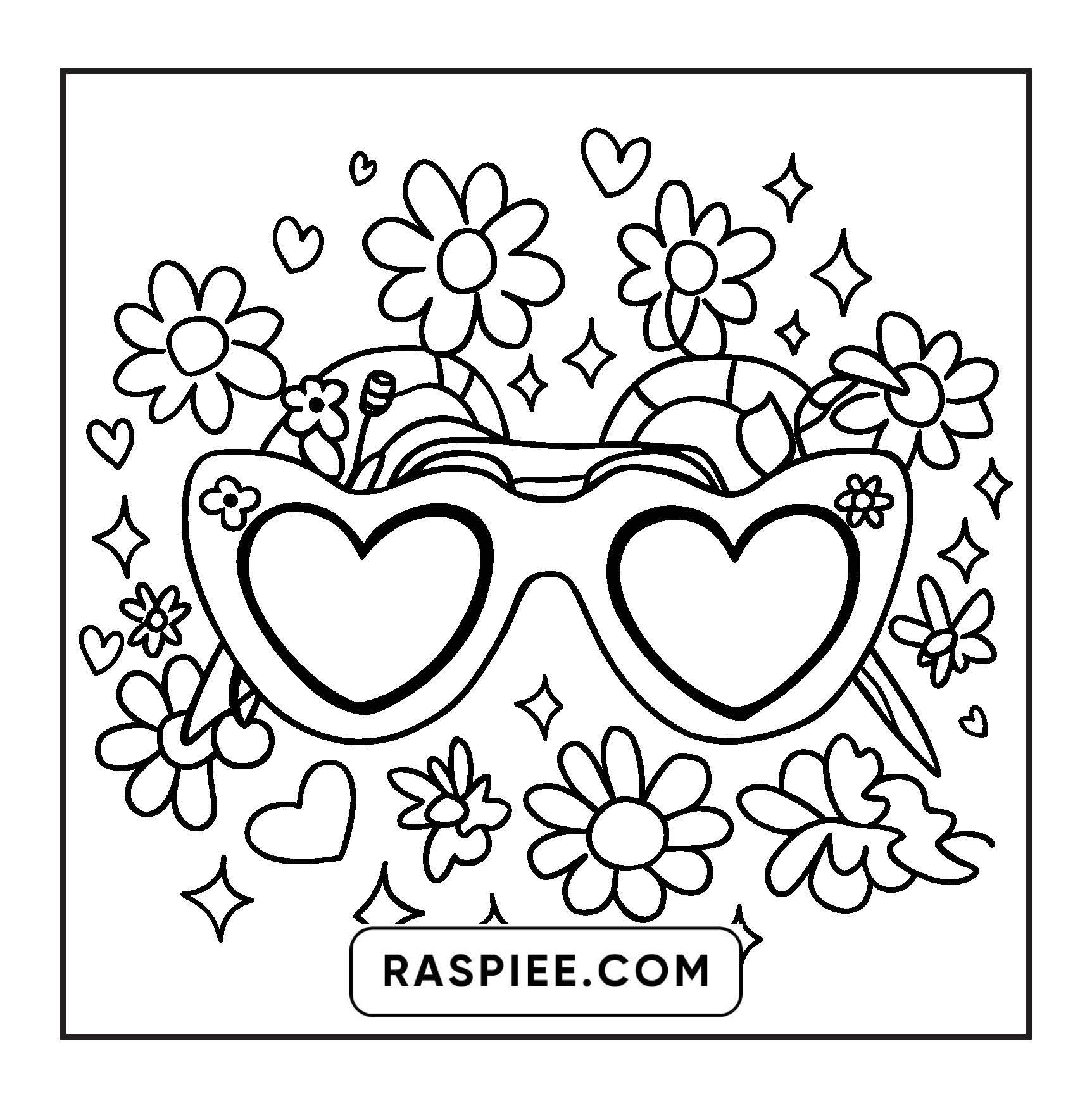 127 Bold and Easy Cute Groovy Coloring Pages