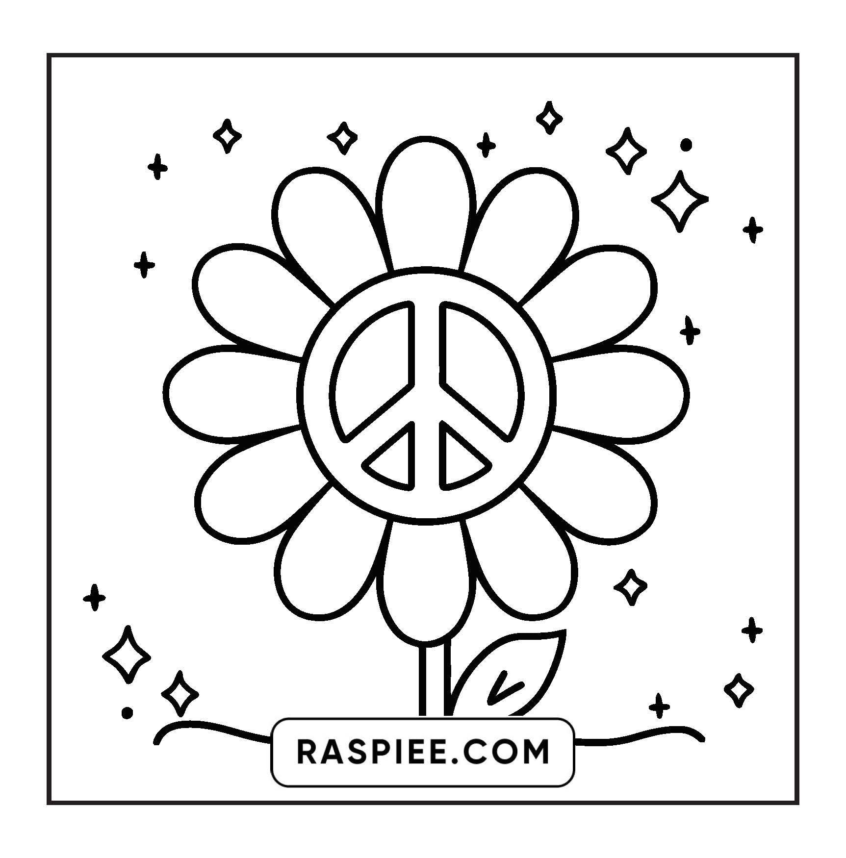 127 Bold and Easy Cute Groovy Coloring Pages