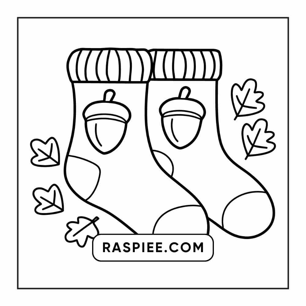 76 Bold and Easy Fall Vibes Coloring Pages Printable PDF Instant Download