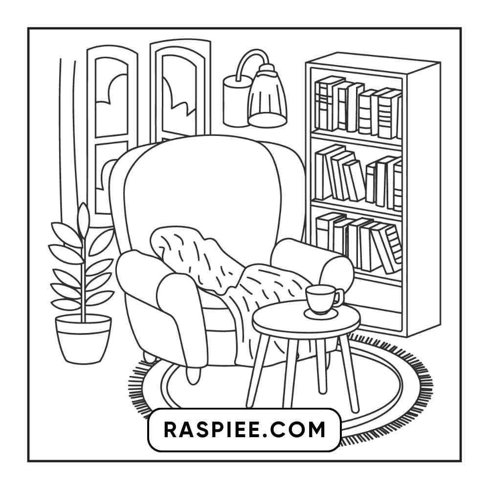 85 Bold and Easy Little Corner Coloring Pages Printable PDF Instant Download