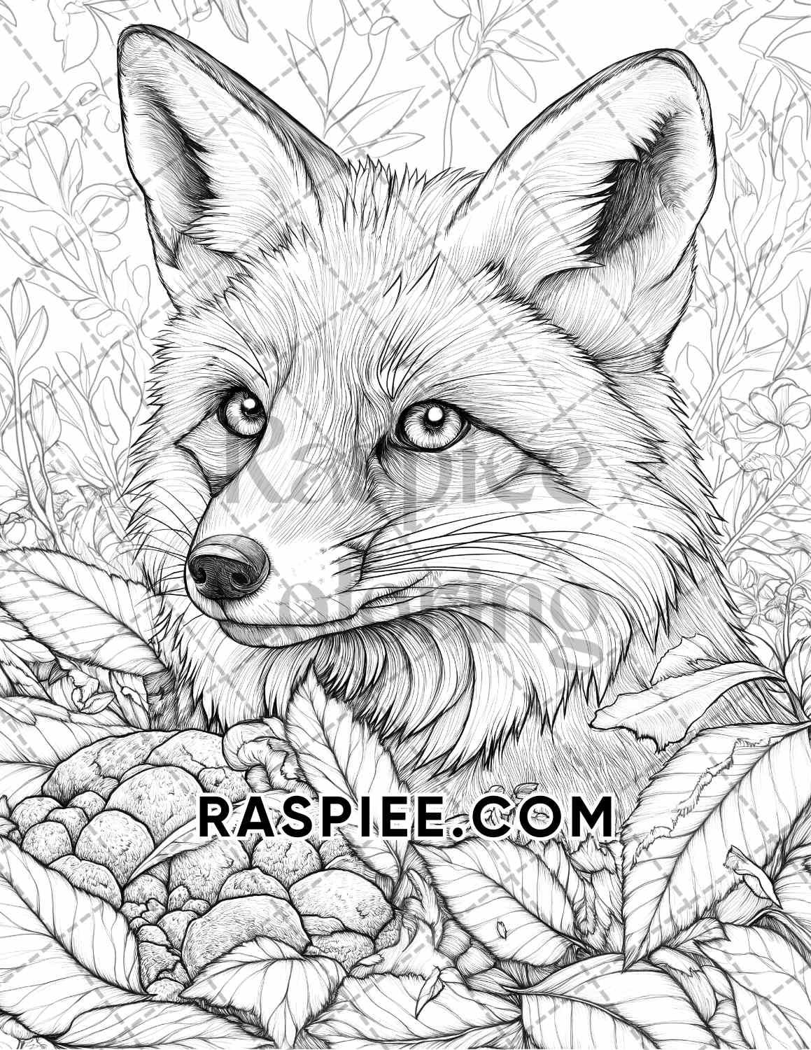 Autumn Charm Adult Coloring Pages Printable PDF Instant Download