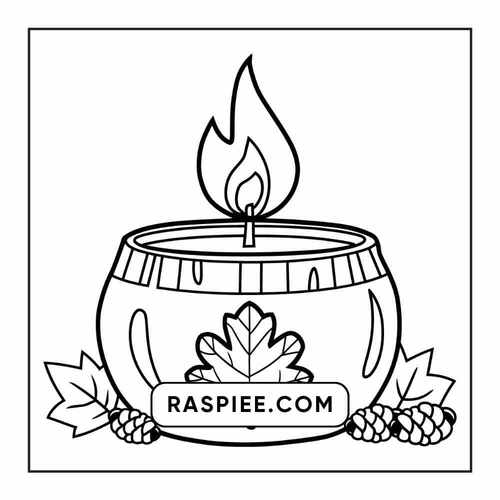 76 Bold and Easy Fall Vibes Coloring Pages Printable PDF Instant Download