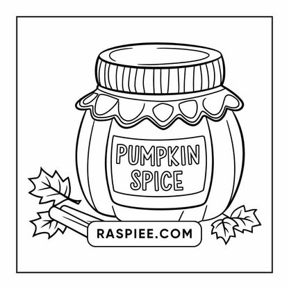 76 Bold and Easy Fall Vibes Coloring Pages Printable PDF Instant Download
