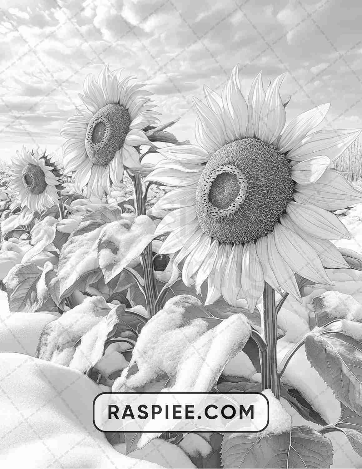 82 Winter Landscapes Adult Coloring Pages