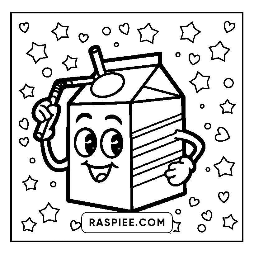 160 Bold and Easy Kawaii Food Coloring Pages
