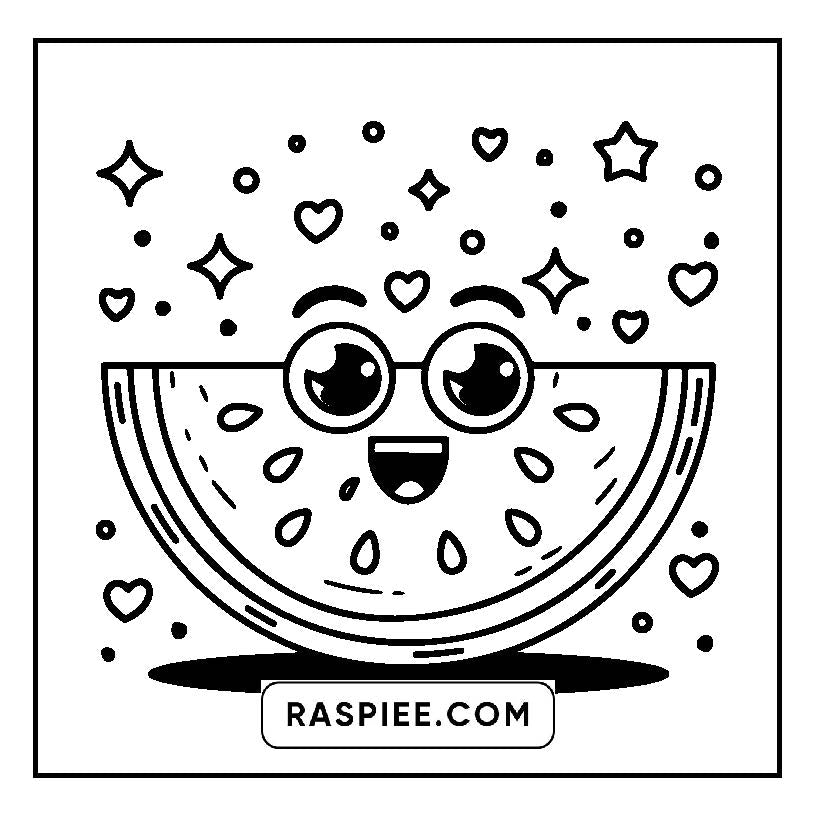 160 Bold and Easy Kawaii Food Coloring Pages