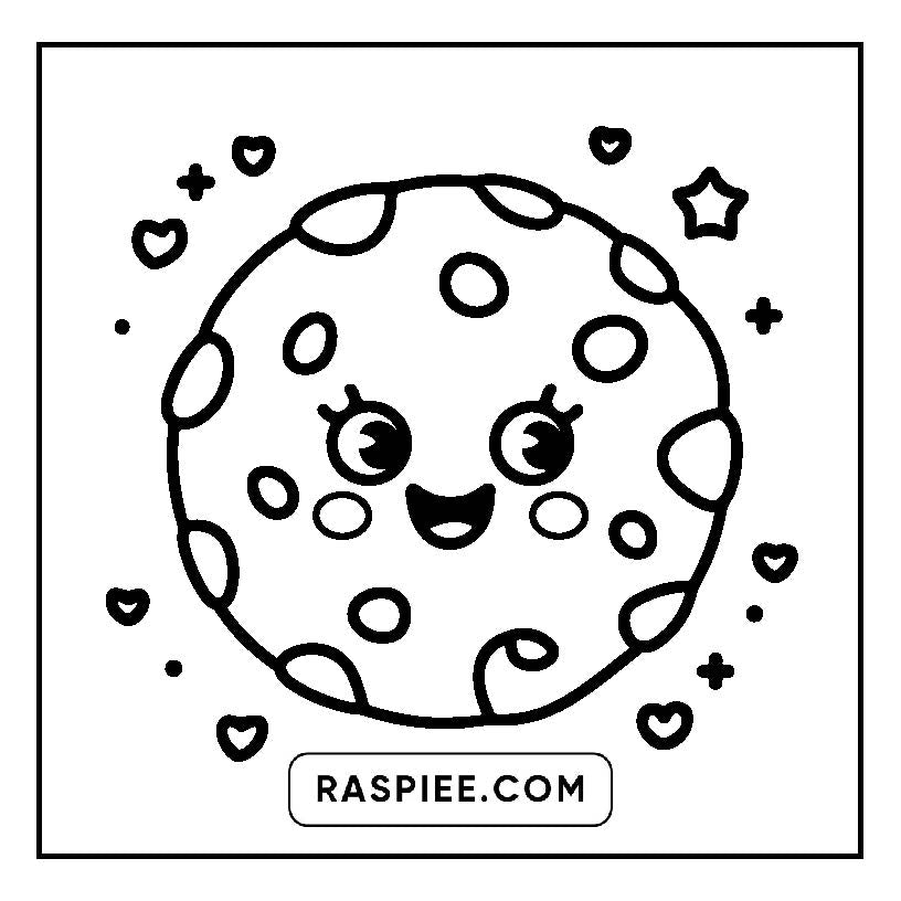 160 Bold and Easy Kawaii Food Coloring Pages