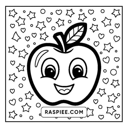 160 Bold and Easy Kawaii Food Coloring Pages