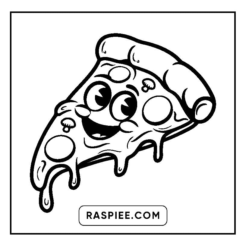 160 Bold and Easy Kawaii Food Coloring Pages