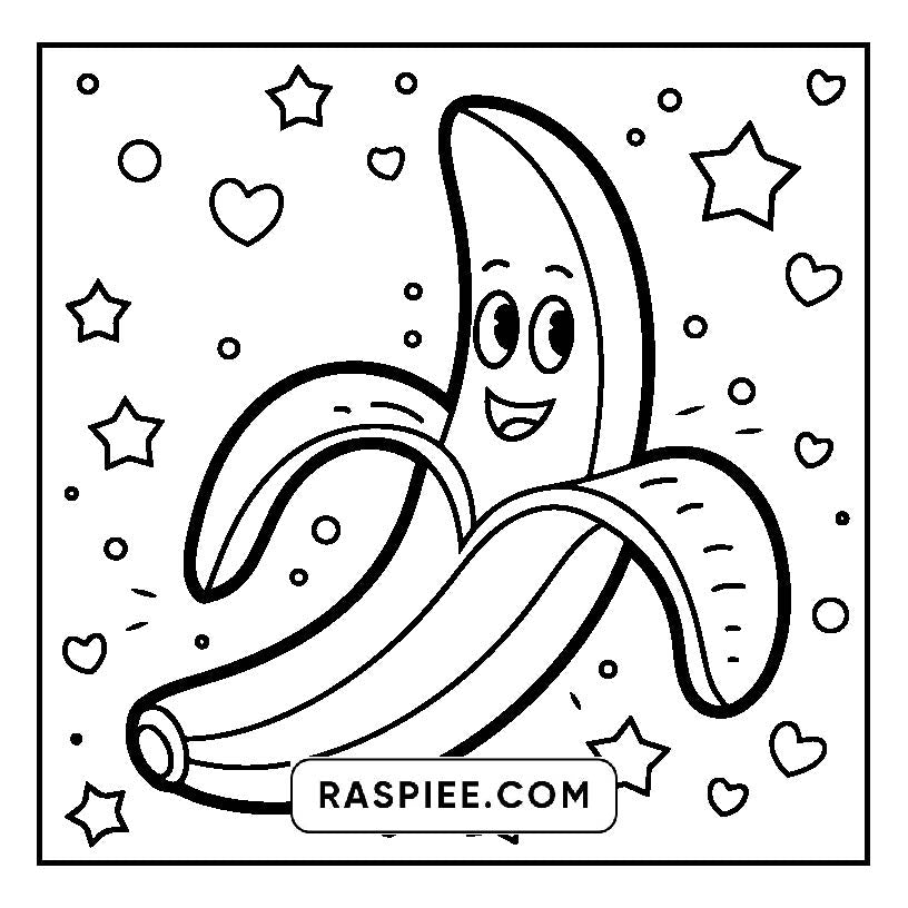 160 Bold and Easy Kawaii Food Coloring Pages