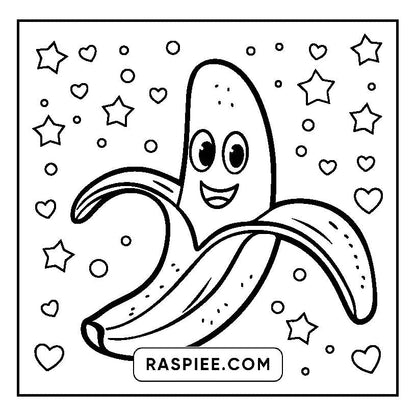 160 Bold and Easy Kawaii Food Coloring Pages