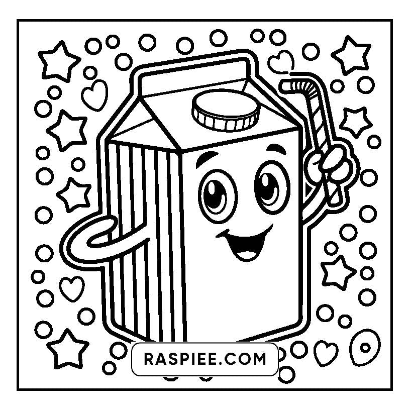 160 Bold and Easy Kawaii Food Coloring Pages