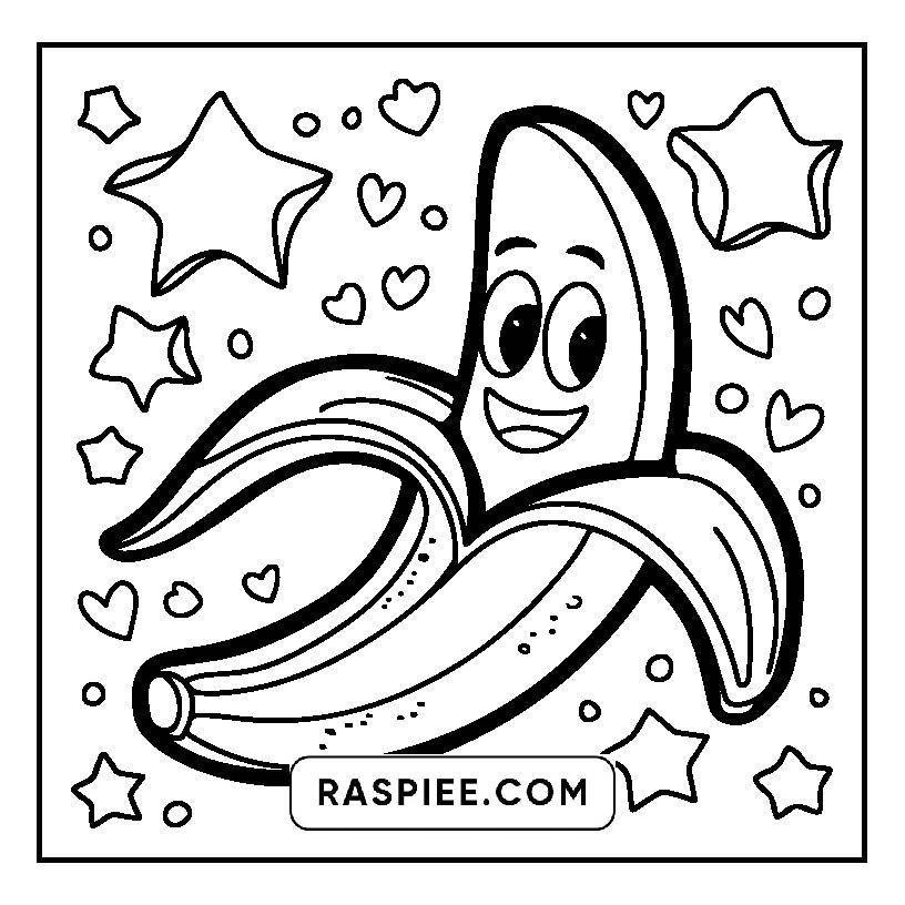 160 Bold and Easy Kawaii Food Coloring Pages
