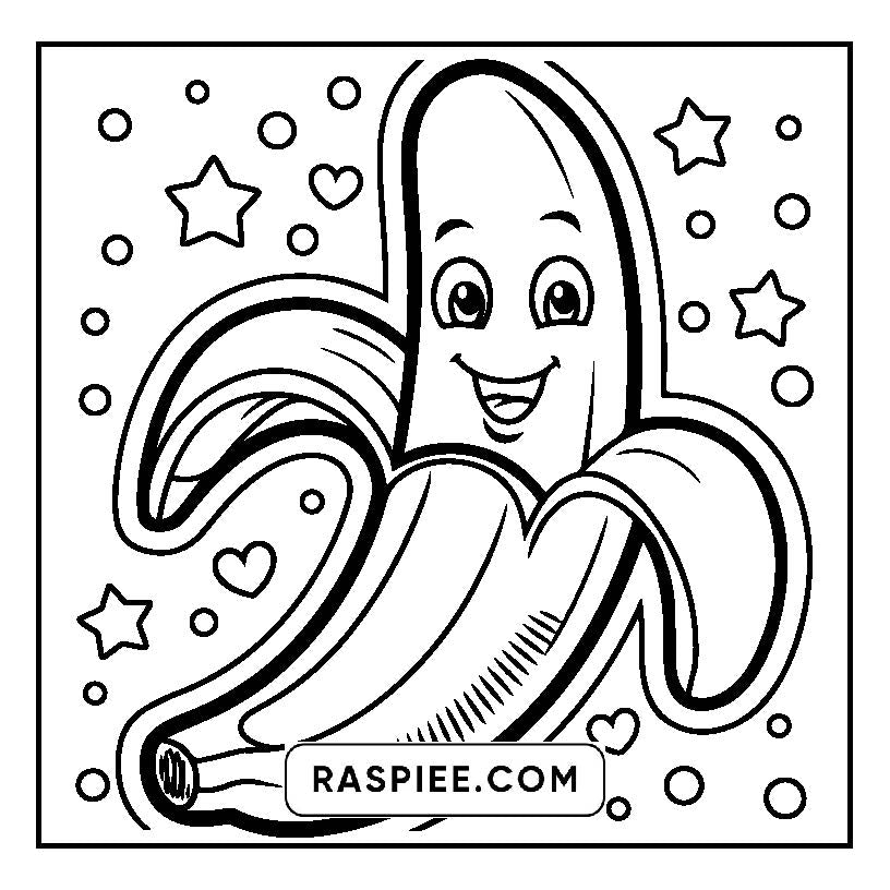 160 Bold and Easy Kawaii Food Coloring Pages